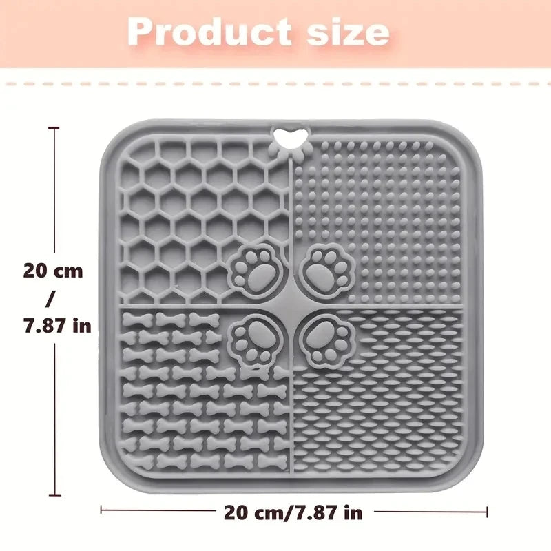 Dog Textured Silicone Licking Mat