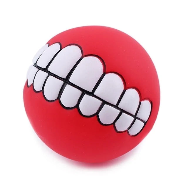 Funny Cute Durable Chew Ball with Teeth