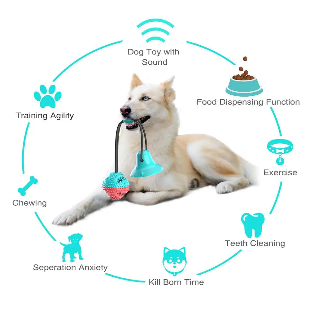 Multifunction Suction Dog Toy