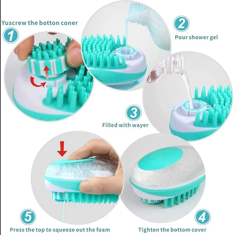 Pet Massage Comb Bath Brush