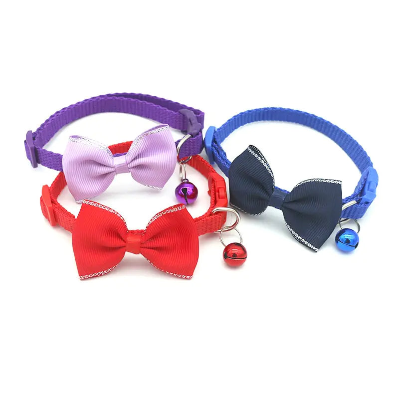 Stylish Bow Tie Collar with Bell