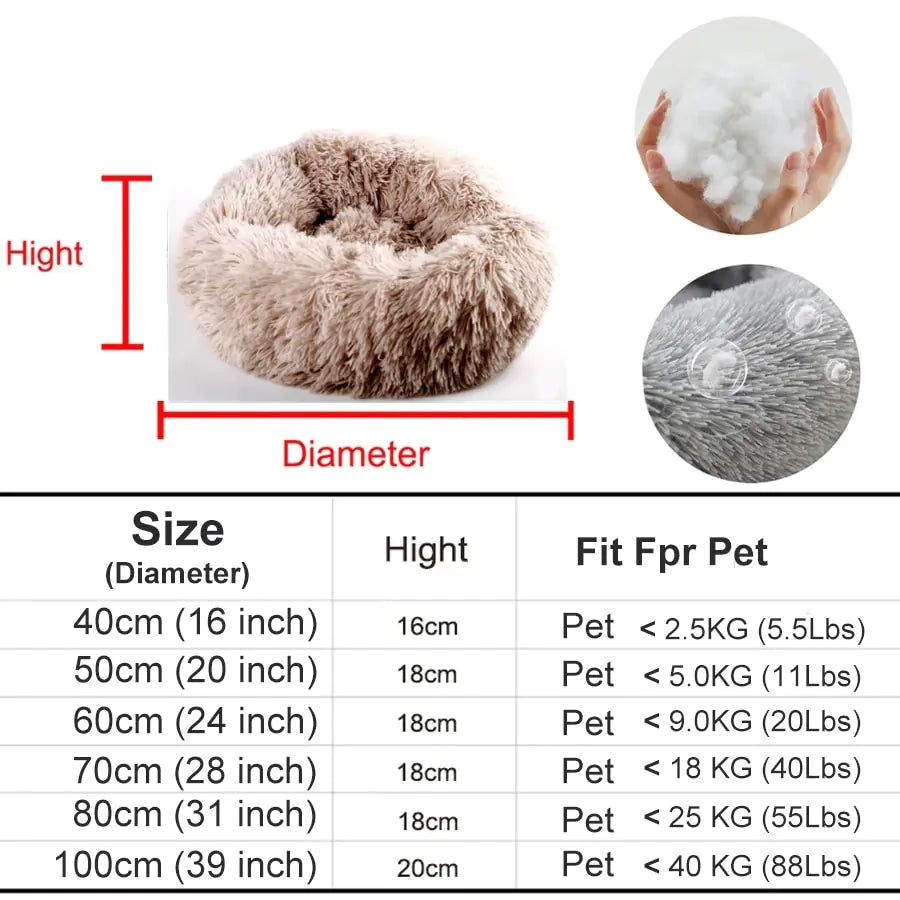 Comfort Fleece & Plush Pet Bed