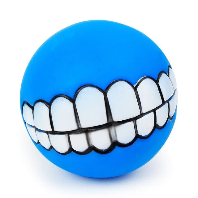 Funny Cute Durable Chew Ball with Teeth