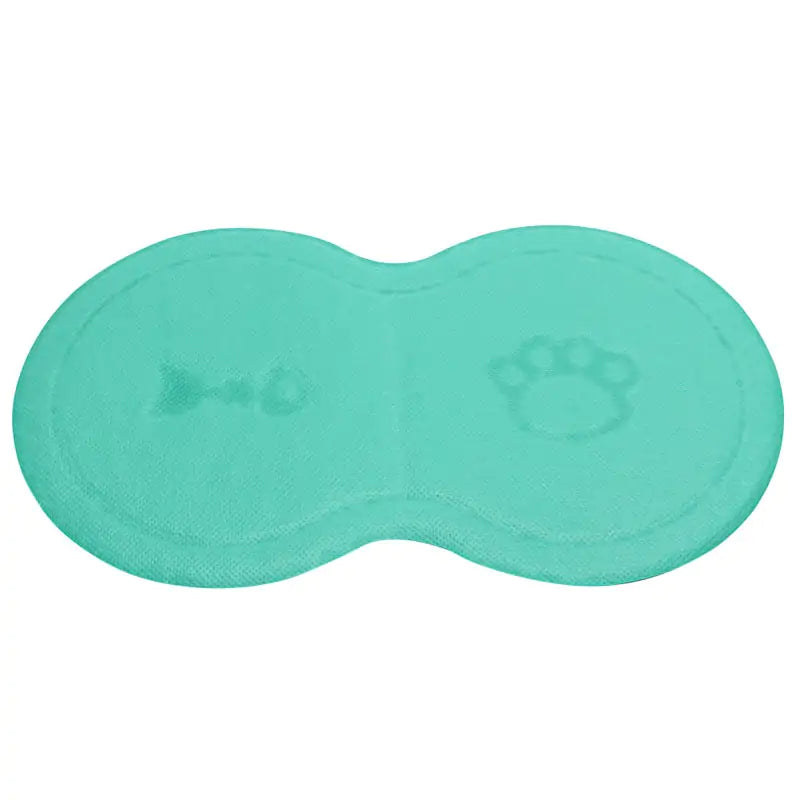 Gray Pet Food Bowl Mat