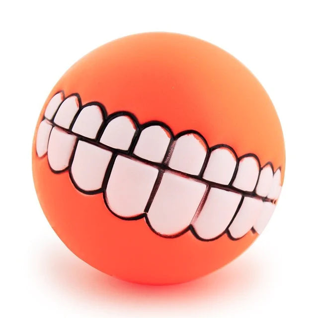 Funny Cute Durable Chew Ball with Teeth