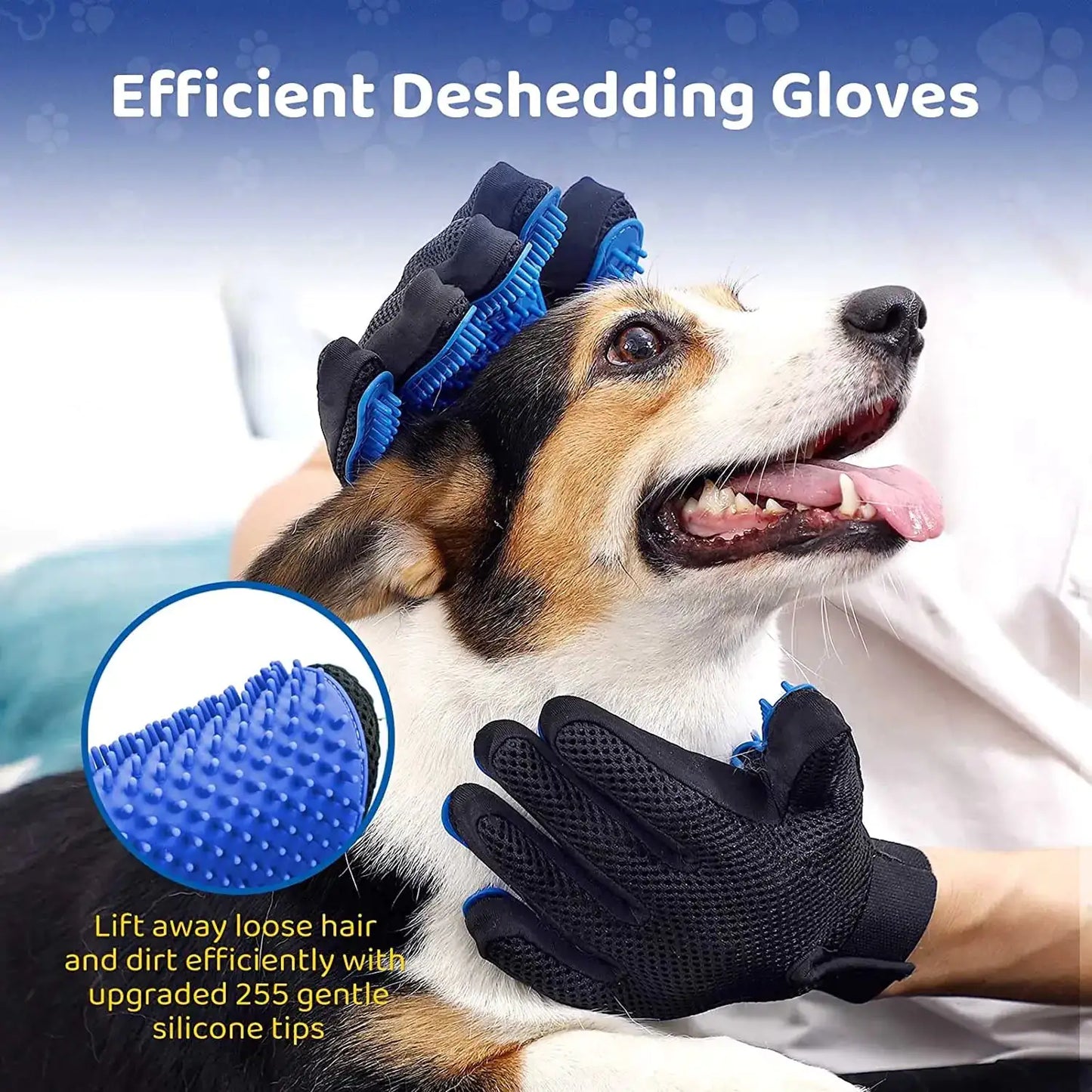 BrightPaw Pet Grooming Glove