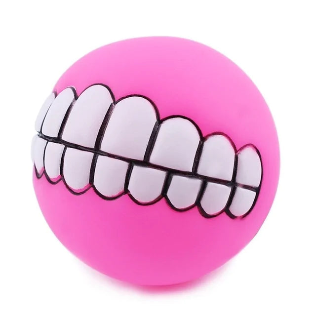 Funny Cute Durable Chew Ball with Teeth