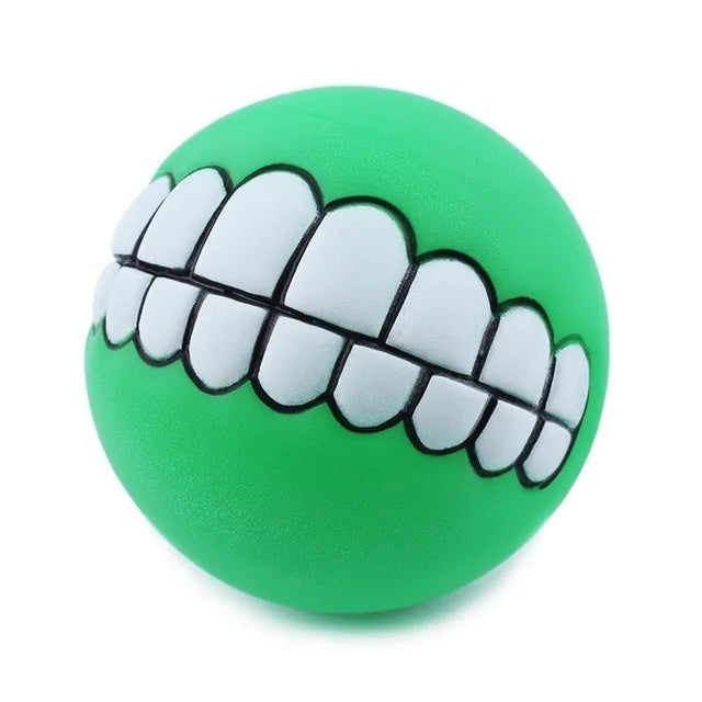 Funny Cute Durable Chew Ball with Teeth