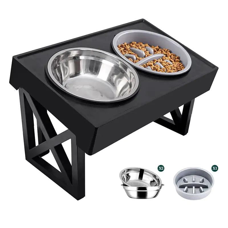 Elevated Mess-Free Dog Bowl