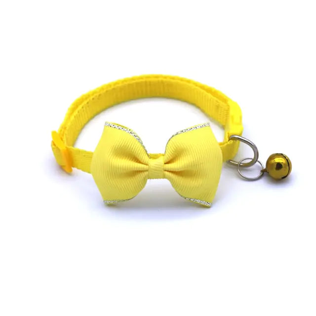 Stylish Bow Tie Collar with Bell