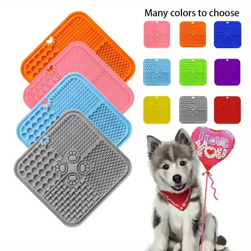 Dog Textured Silicone Licking Mat