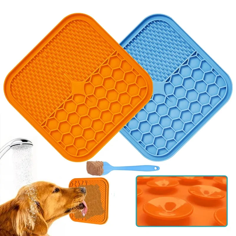 Hexagon and Honeycomb Licking Pad