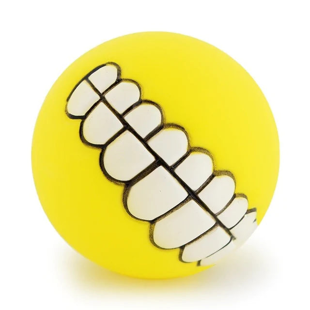 Funny Cute Durable Chew Ball with Teeth